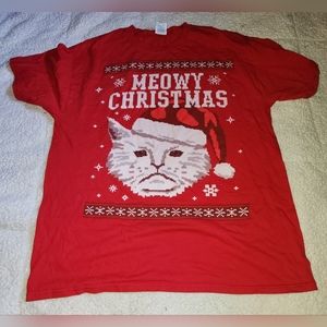Meowy Christmas L ugly cat